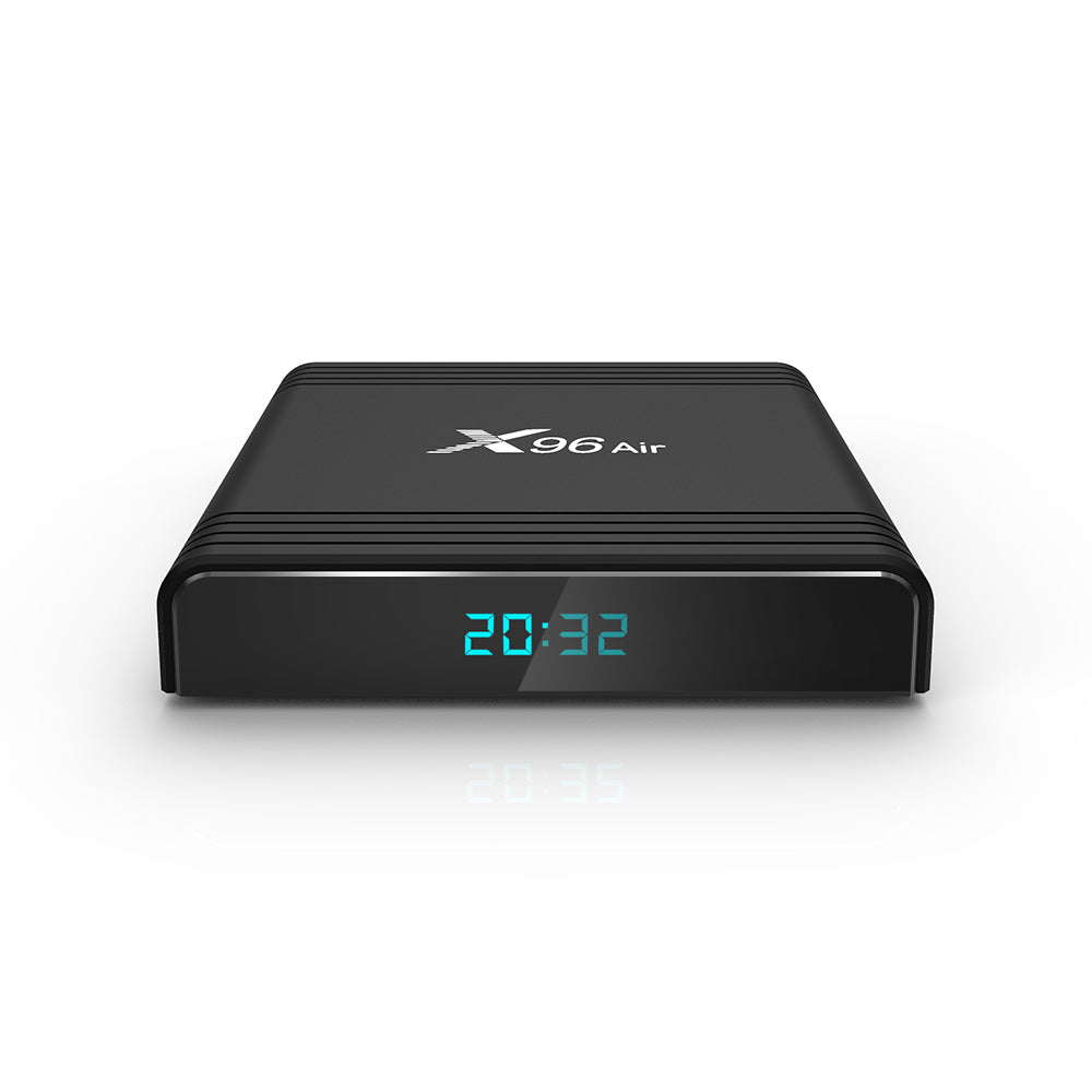 X96 Air Android 9.0 Quad Core Amlogic S905X3 TV Box Dual Band WiFi Bluetooth Media Player 4 32GB X96 Air Android 9.0 Quad Core Amlogic S905X3 TV Box Dual Band WiFi Bluetooth Media Player 4 32GB